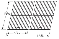 13 1/4 X 18 5/8, Porcelain Cooking Grates | 50022