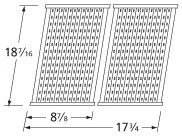 18 7/16 X 17 3/4, Charbroil Stamped Stainless Cooking Grid - 5S472