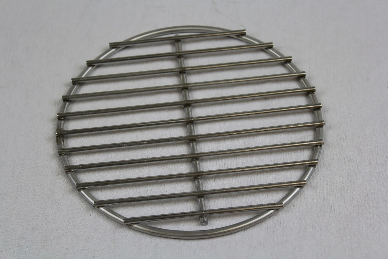 Big Green Egg Stainless Steel High Performance Charcoal Grate Upgrade For Lg BGE & Round Primo