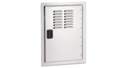 20 X 14, Single Access Door W Louvers, Black Handle | 20-14-SDV