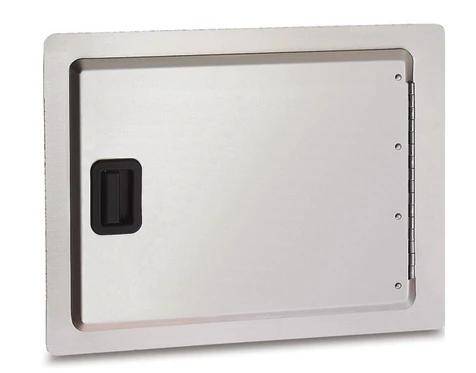 14 X 20 Horizontal Single Access Door, Black Latch Handle