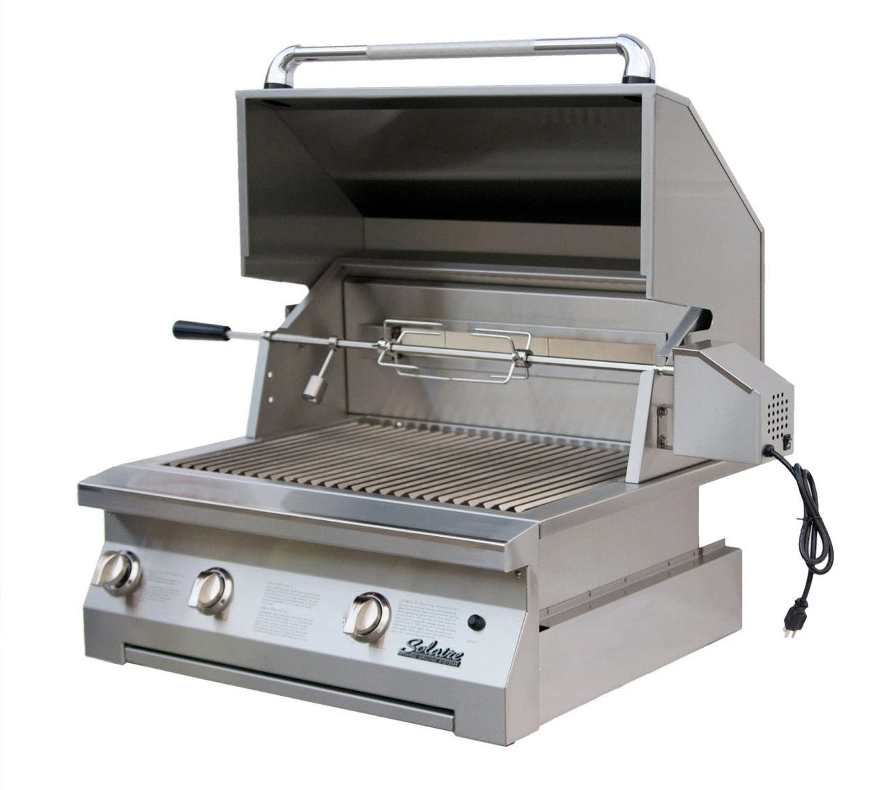 Solaire AGBQ 30" Infrared Built-in Natural Gas Grill, Rotisserie