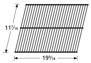 11 7/16 X 19 9/16, Charbroil, Kenmore, Sams Cooking Grid