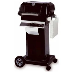 MHP JNR Propane Grill W/ SearMagic Grids, Black Cart, Side Shelf