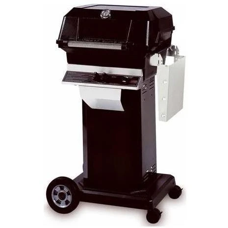 MHP JNR Propane Grill W/ SearMagic Grids, Black Cart, Side Shelf